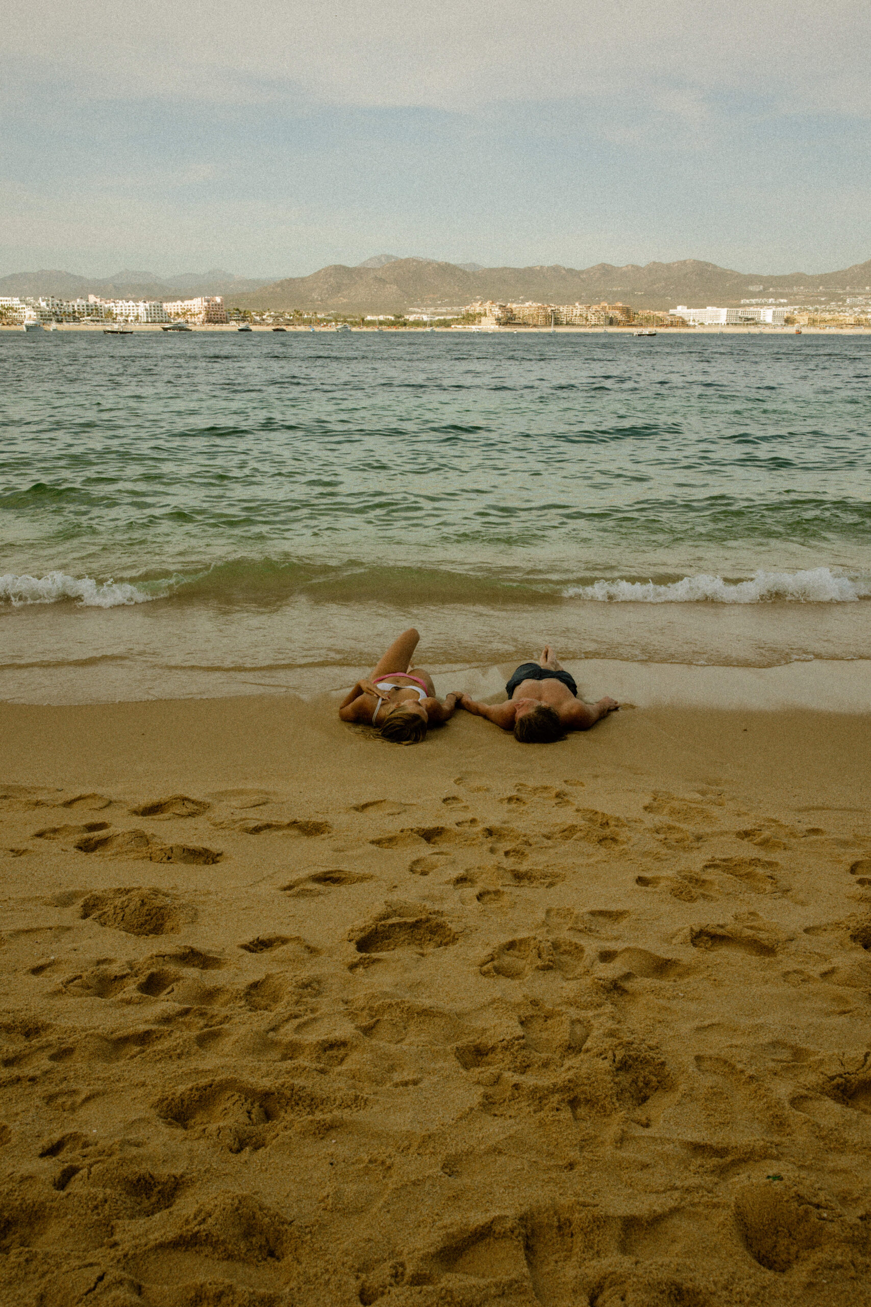 destination engagement session on the beach in cabo san Lucas Mexico