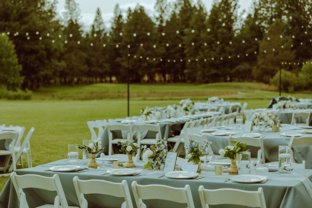 wedding outdoor tablescape 