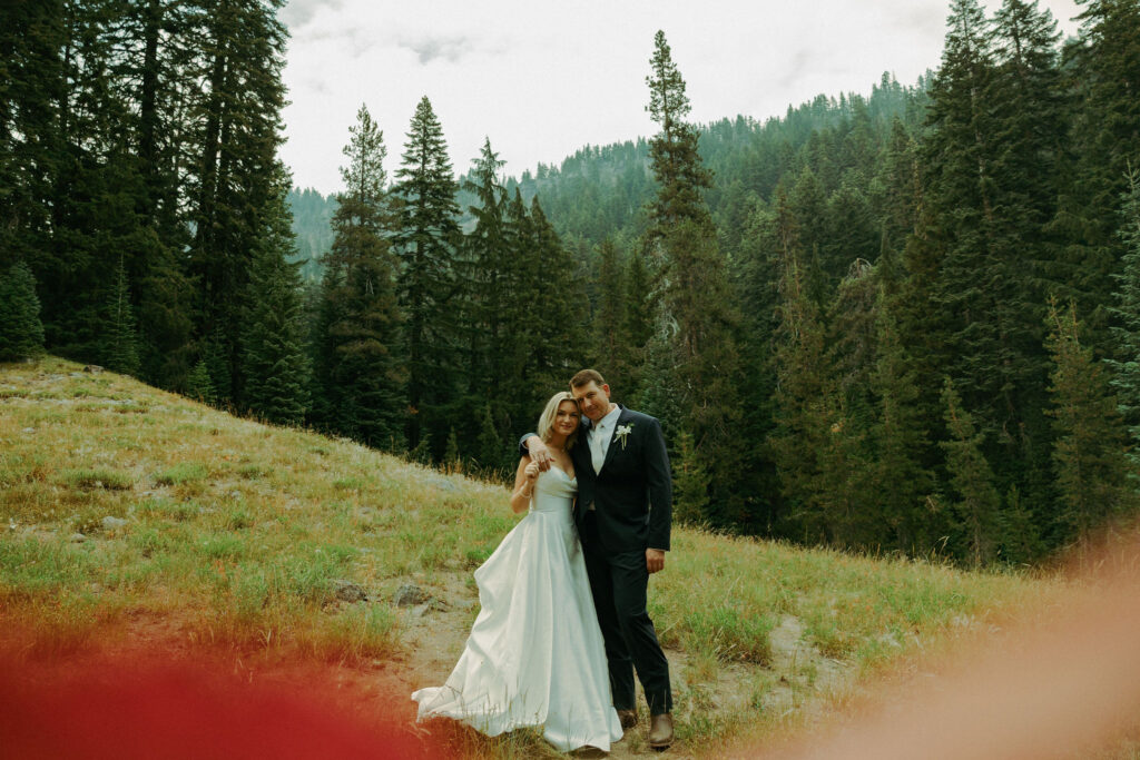 forest photo at crater lake destination elopement in oregon 