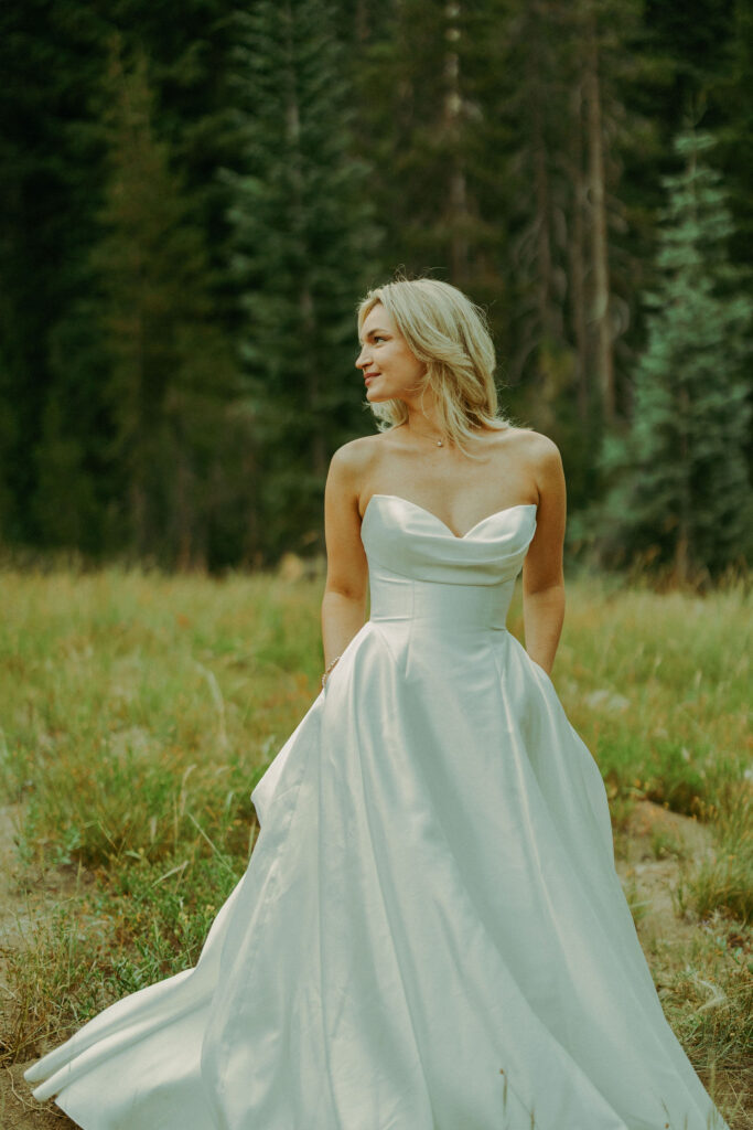 forest photo at crater lake destination elopement in oregon 